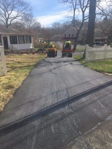 Paving New Driveway in Long Island - 2